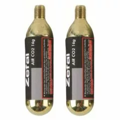 BLISTER 2 CARTUCHOS DE AIRE ZEFAL CO2 16 G CON ROSCA